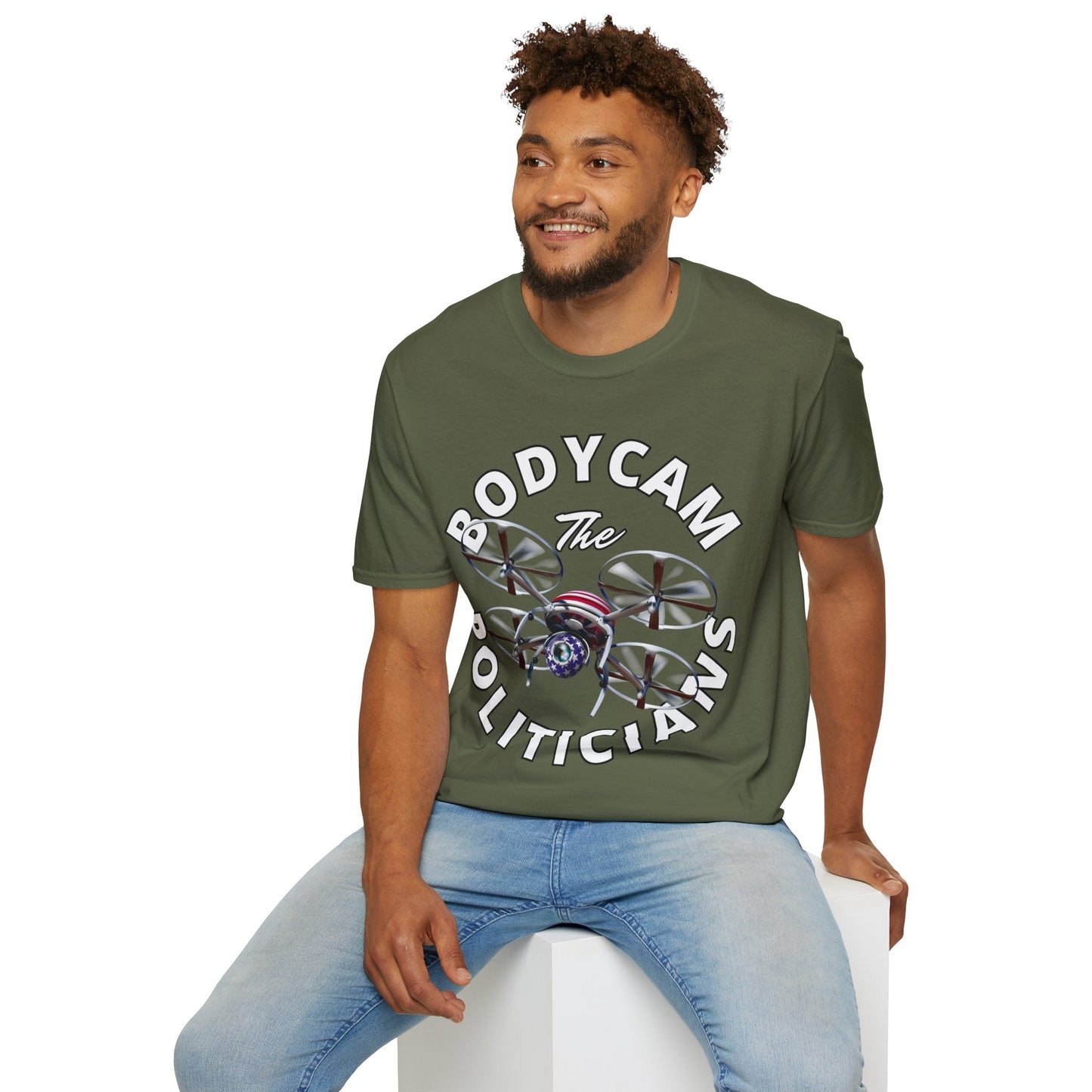 Bodycam the Politicians Drone DKcolors Unisex T-Shirt by cypherpunkgear.com – cypherpunkgear.com | Cypherpunk Merch