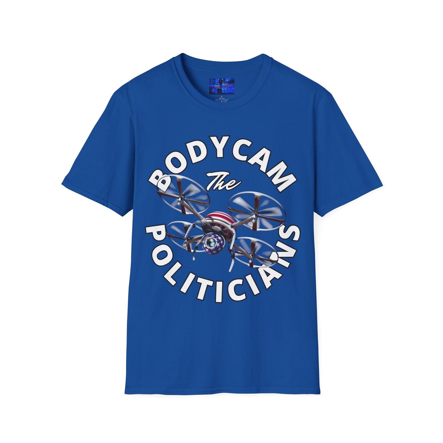 Bodycam the Politicians Drone DKcolors Unisex T-Shirt by cypherpunkgear.com – cypherpunkgear.com | Cypherpunk Merch
