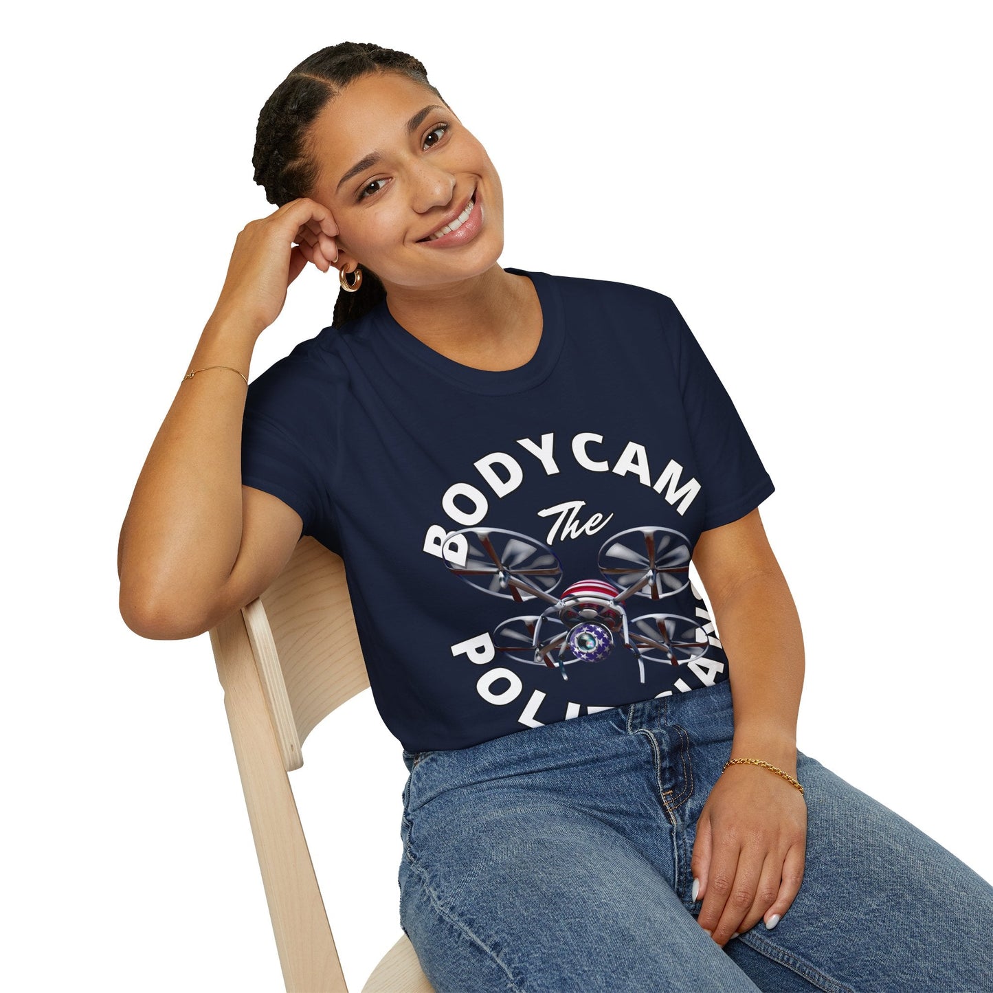 Bodycam the Politicians Drone DKcolors Unisex T-Shirt by cypherpunkgear.com – cypherpunkgear.com | Cypherpunk Merch
