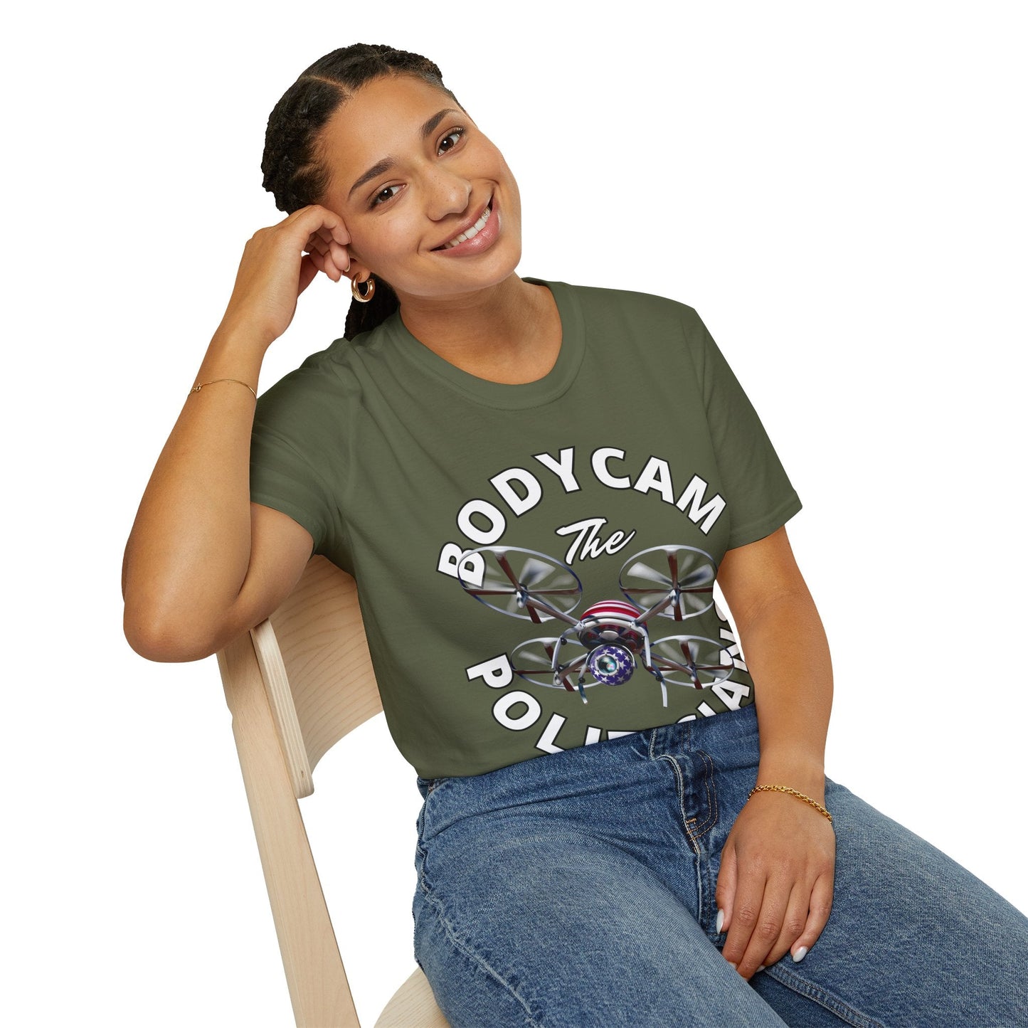 Bodycam the Politicians Drone DKcolors Unisex T-Shirt by cypherpunkgear.com – cypherpunkgear.com | Cypherpunk Merch