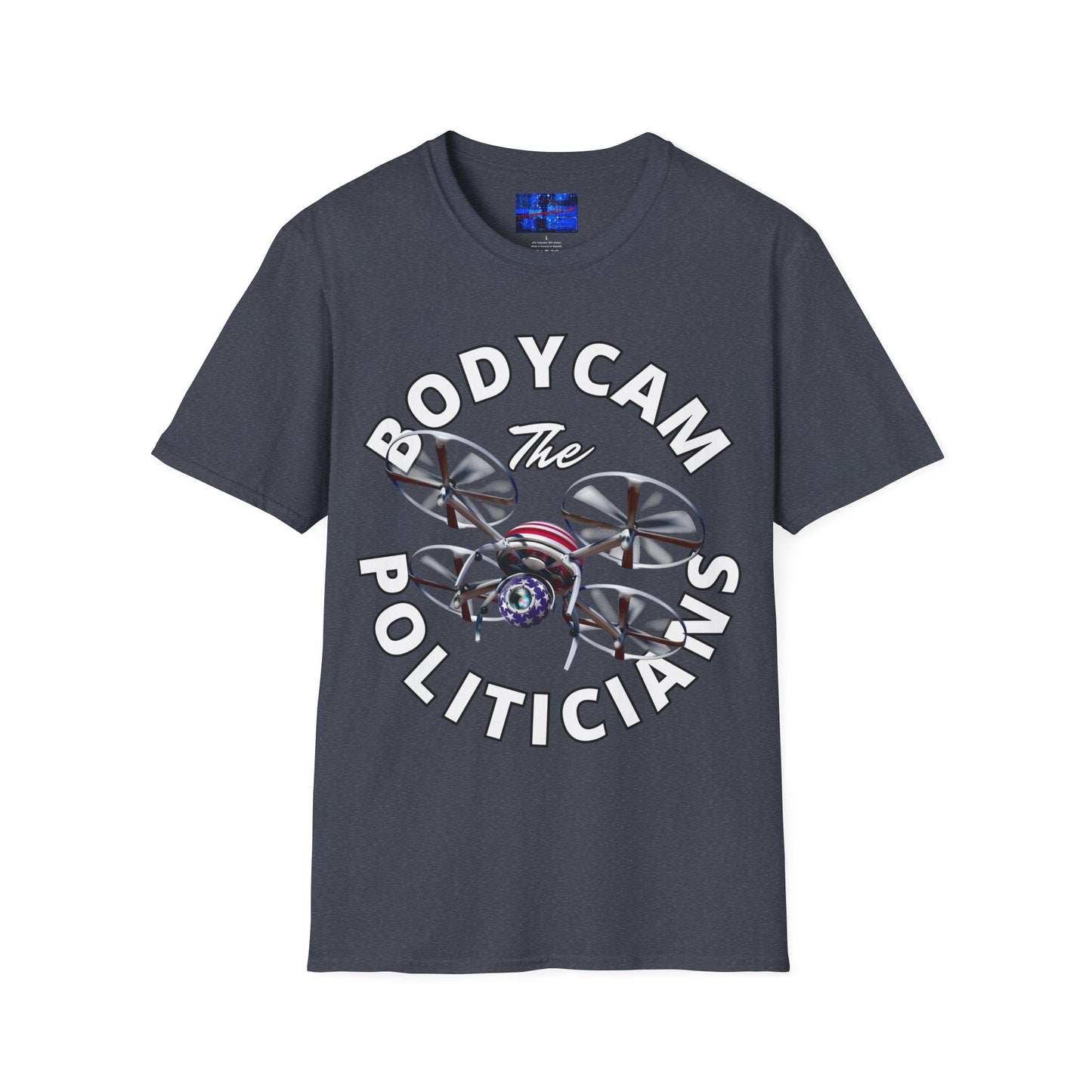 Bodycam the Politicians Drone DKcolors Unisex T-Shirt by cypherpunkgear.com – cypherpunkgear.com | Cypherpunk Merch