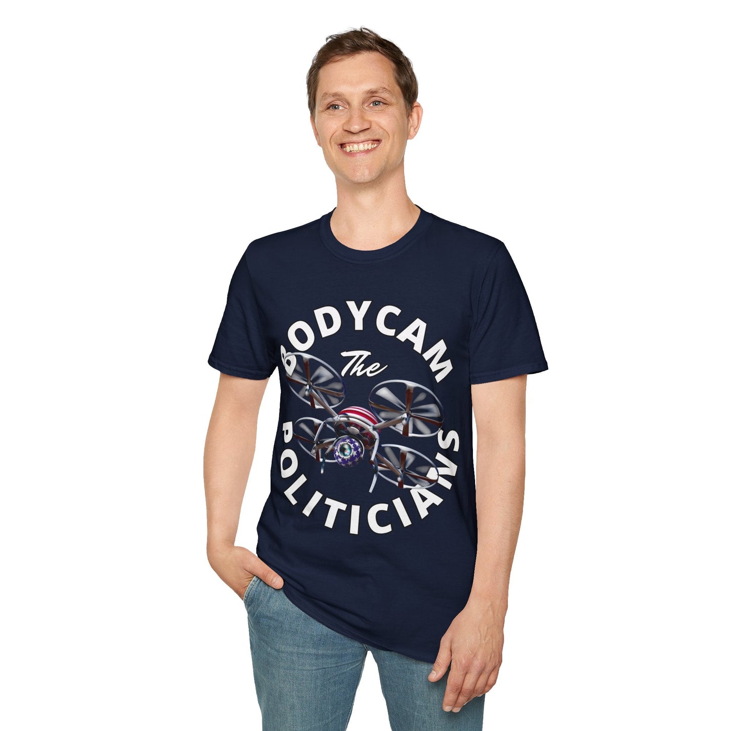 Bodycam the Politicians Drone DKcolors Unisex T-Shirt by cypherpunkgear.com – cypherpunkgear.com | Cypherpunk Merch
