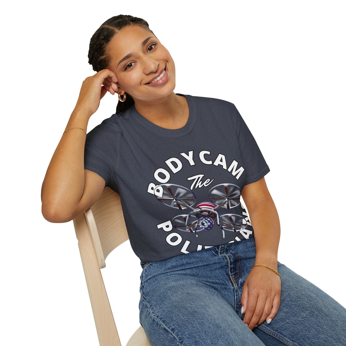 Bodycam the Politicians Drone DKcolors Unisex T-Shirt by cypherpunkgear.com – cypherpunkgear.com | Cypherpunk Merch