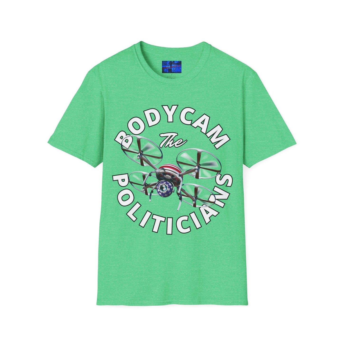 Bodycam the Politicians Drone DKcolors Unisex T-Shirt by cypherpunkgear.com – cypherpunkgear.com | Cypherpunk Merch