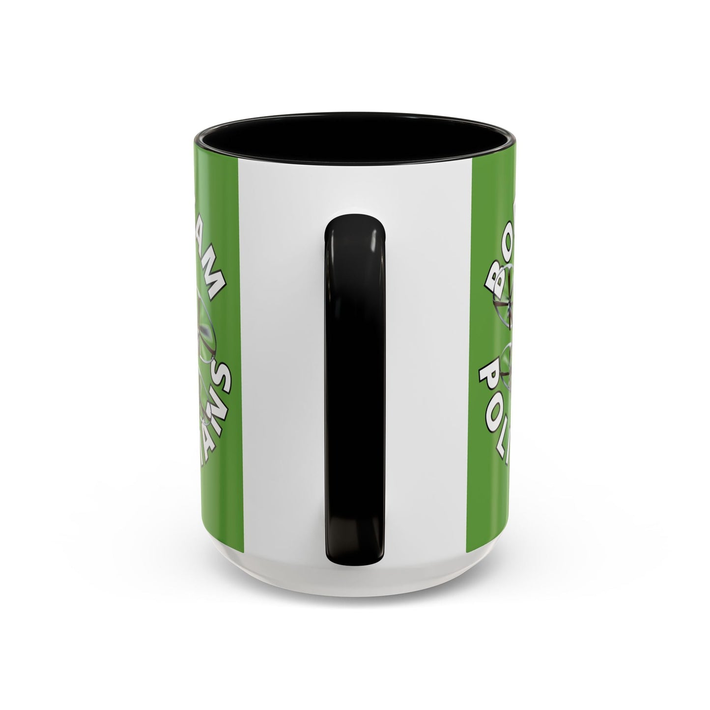 Bodycam the Politicians Drone Green Accent Mug by cypherpunkgear.com – cypherpunkgear.com | Cypherpunk Merch