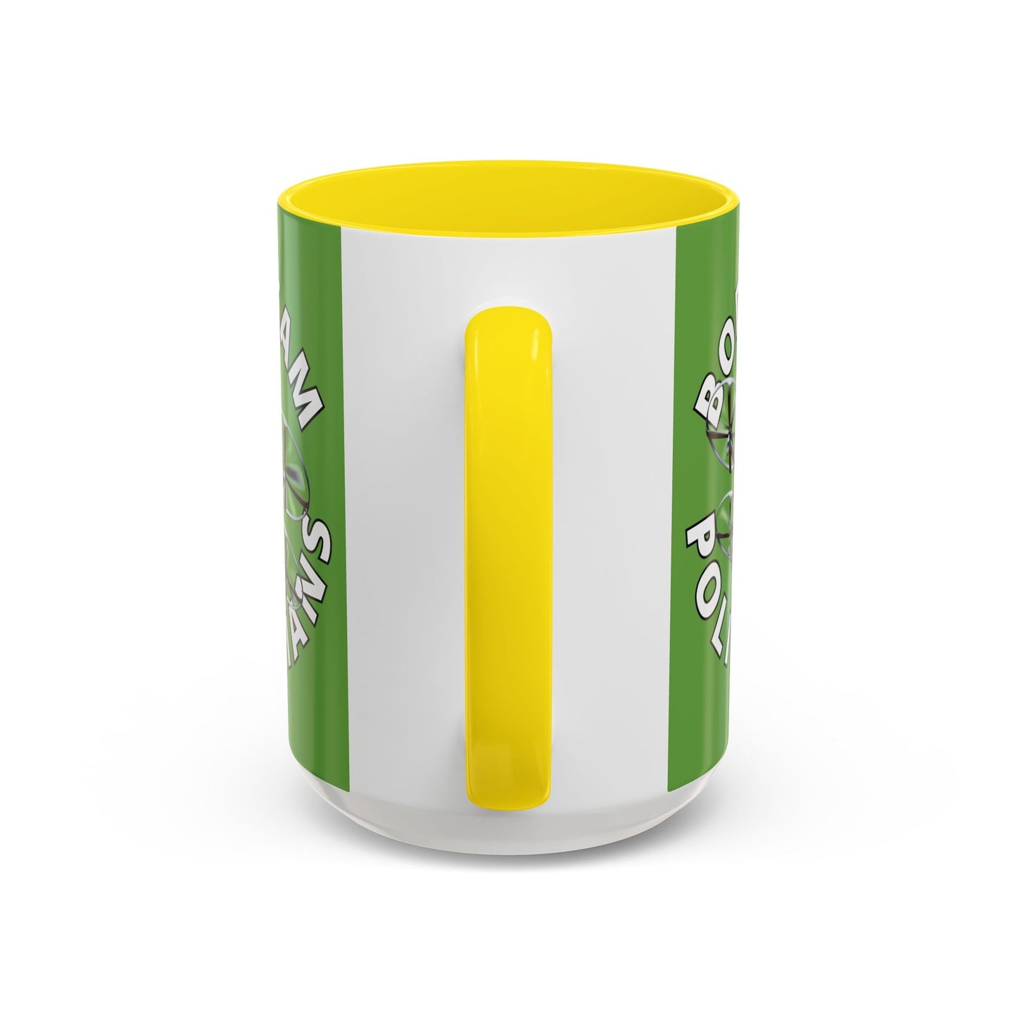 Bodycam the Politicians Drone Green Accent Mug by cypherpunkgear.com – cypherpunkgear.com | Cypherpunk Merch