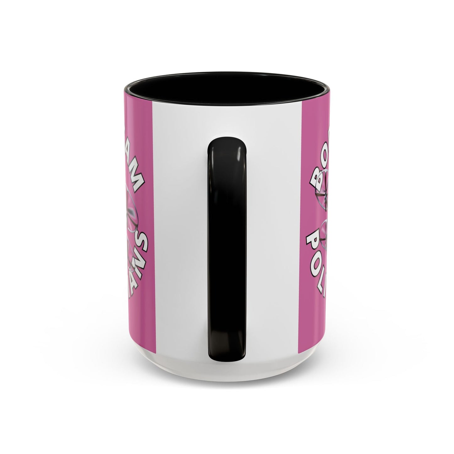 Bodycam the Politicians Drone Pink Accent Mug by cypherpunkgear.com – cypherpunkgear.com | Cypherpunk Merch