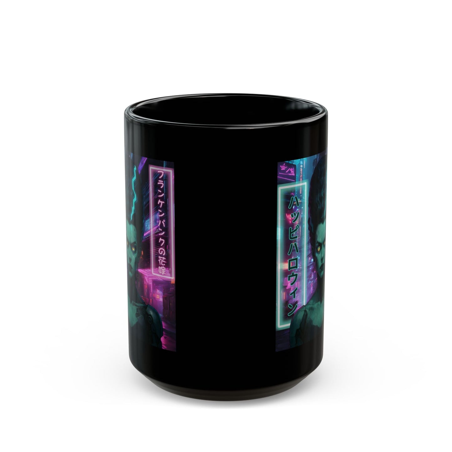Bride of Frankenpunk Black Mug by CreepyCrafts.boo – cypherpunkgear.com | Cypherpunk Merch