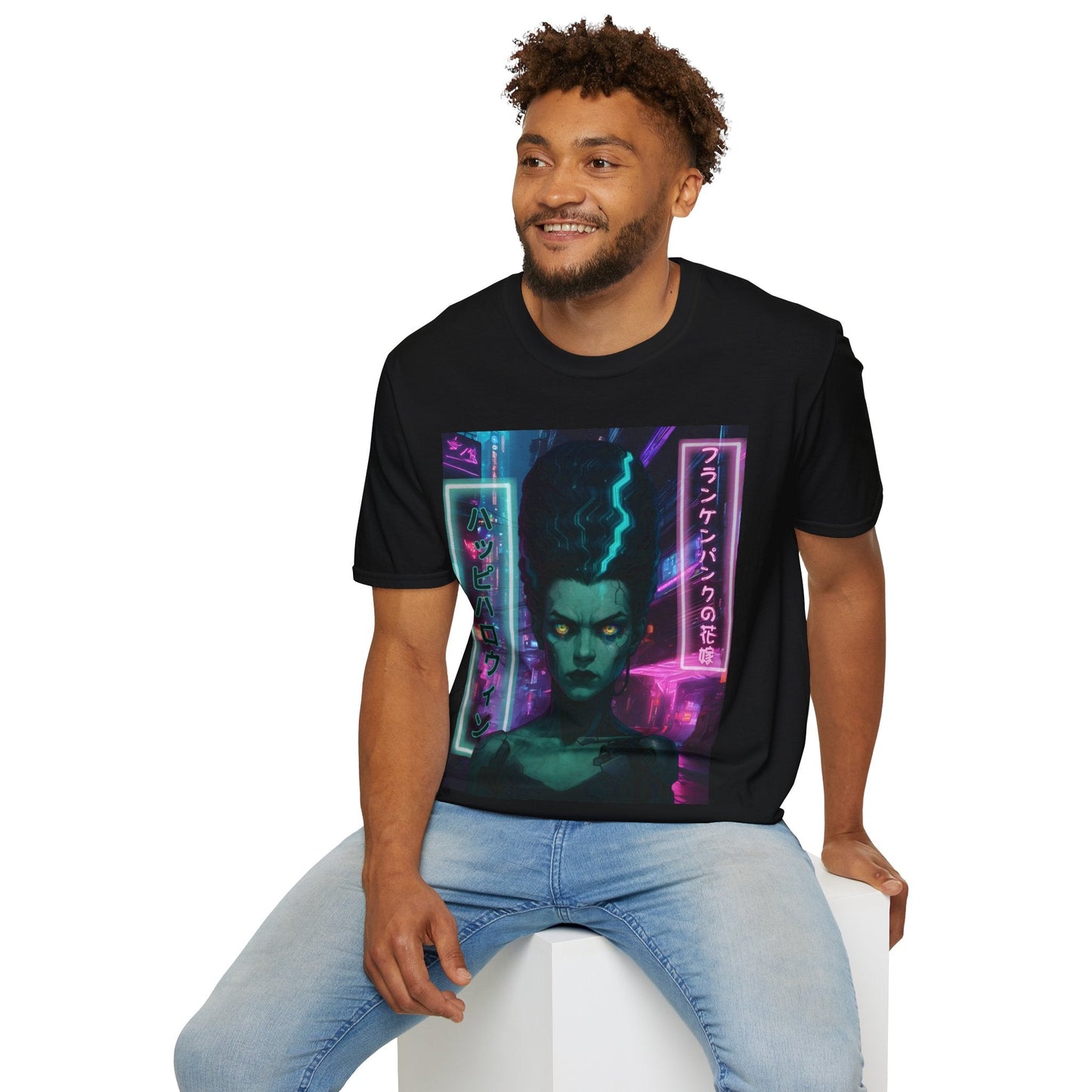 Bride of Frankenpunk DKcolors Unisex T-Shirt by CreepyCrafts.boo – cypherpunkgear.com | Cypherpunk Merch