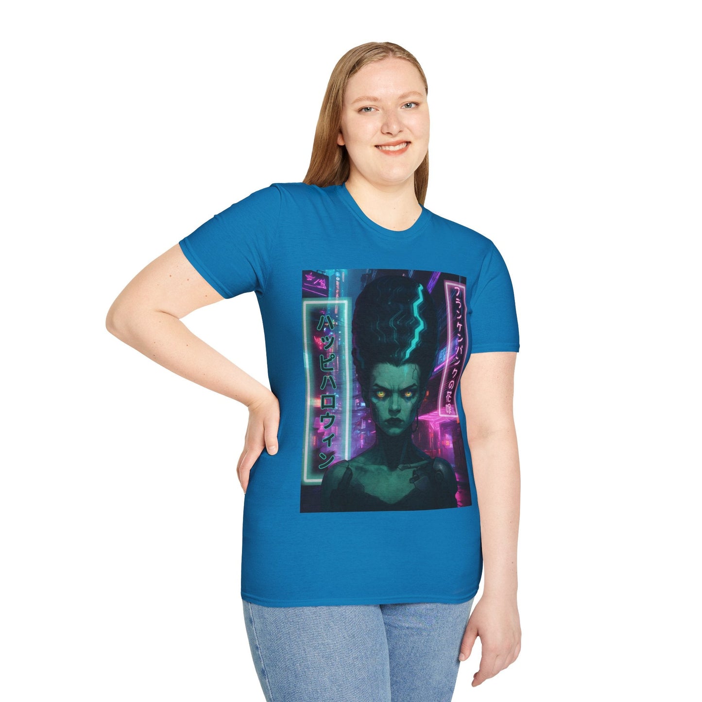 Bride of Frankenpunk DKcolors Unisex T-Shirt by CreepyCrafts.boo – cypherpunkgear.com | Cypherpunk Merch