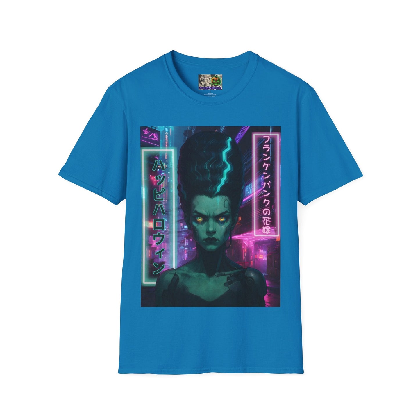 Bride of Frankenpunk DKcolors Unisex T-Shirt by CreepyCrafts.boo – cypherpunkgear.com | Cypherpunk Merch