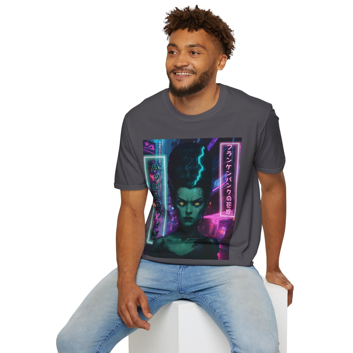 Bride of Frankenpunk DKcolors Unisex T-Shirt by CreepyCrafts.boo – cypherpunkgear.com | Cypherpunk Merch