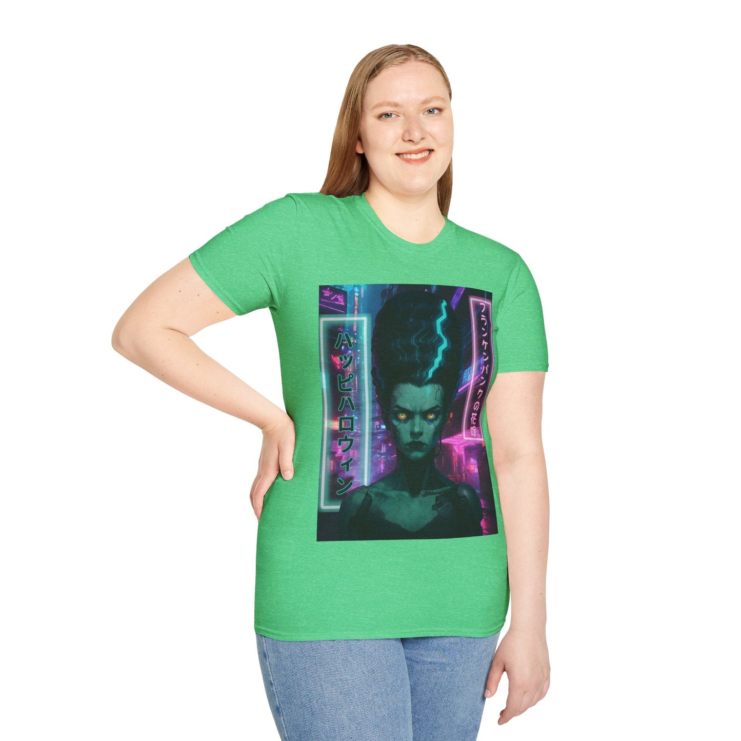 Bride of Frankenpunk DKcolors Unisex T-Shirt by CreepyCrafts.boo – cypherpunkgear.com | Cypherpunk Merch