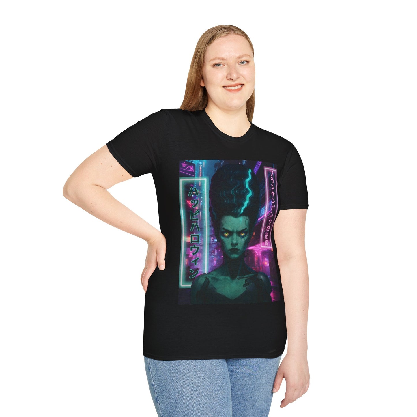 Bride of Frankenpunk DKcolors Unisex T-Shirt by CreepyCrafts.boo – cypherpunkgear.com | Cypherpunk Merch