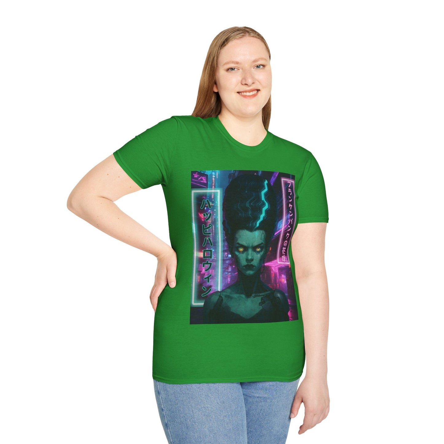Bride of Frankenpunk DKcolors Unisex T-Shirt by CreepyCrafts.boo – cypherpunkgear.com | Cypherpunk Merch