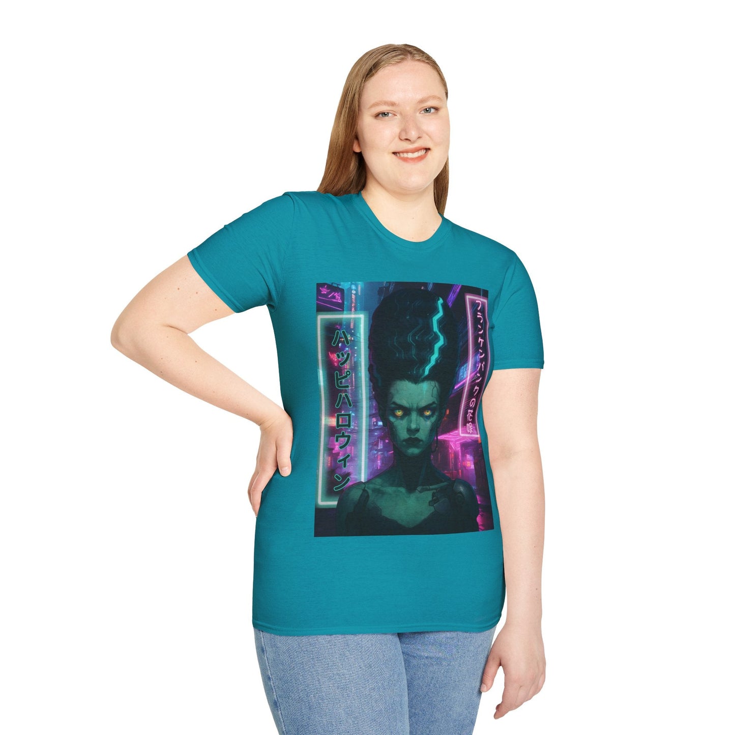 Bride of Frankenpunk DKcolors Unisex T-Shirt by CreepyCrafts.boo – cypherpunkgear.com | Cypherpunk Merch