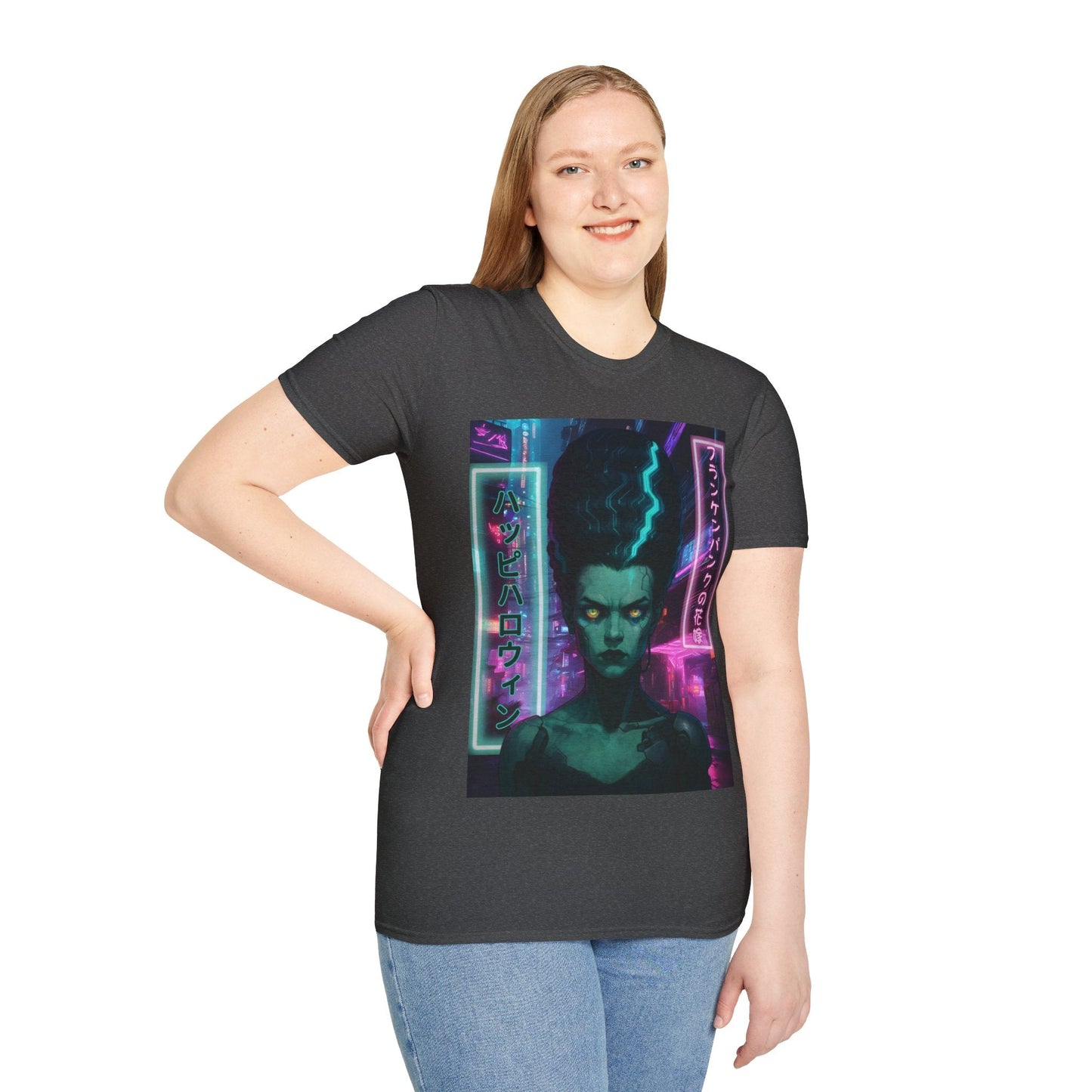 Bride of Frankenpunk DKcolors Unisex T-Shirt by CreepyCrafts.boo – cypherpunkgear.com | Cypherpunk Merch