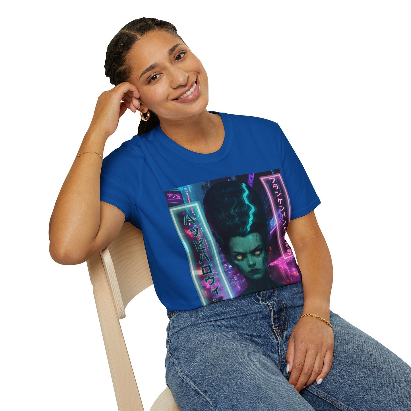 Bride of Frankenpunk DKcolors Unisex T-Shirt by CreepyCrafts.boo – cypherpunkgear.com | Cypherpunk Merch