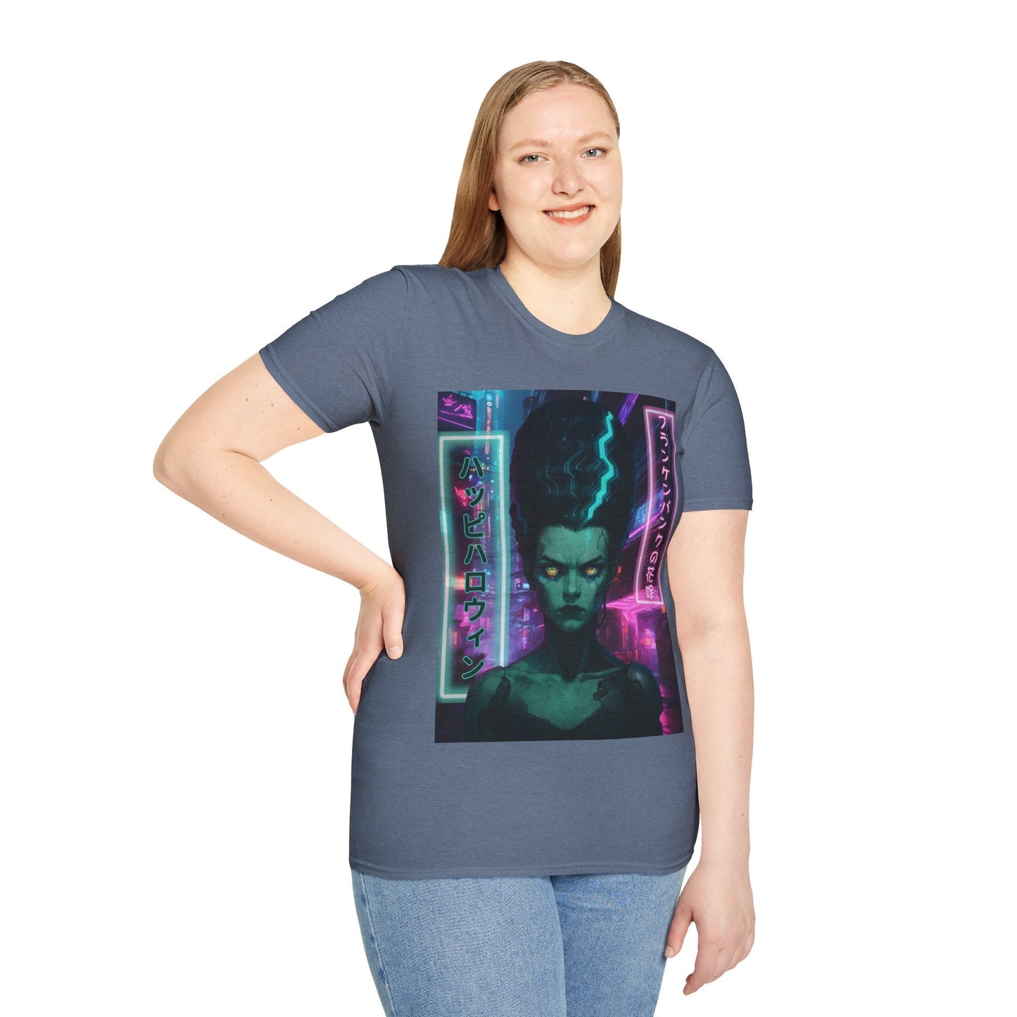 Bride of Frankenpunk DKcolors Unisex T-Shirt by CreepyCrafts.boo – cypherpunkgear.com | Cypherpunk Merch