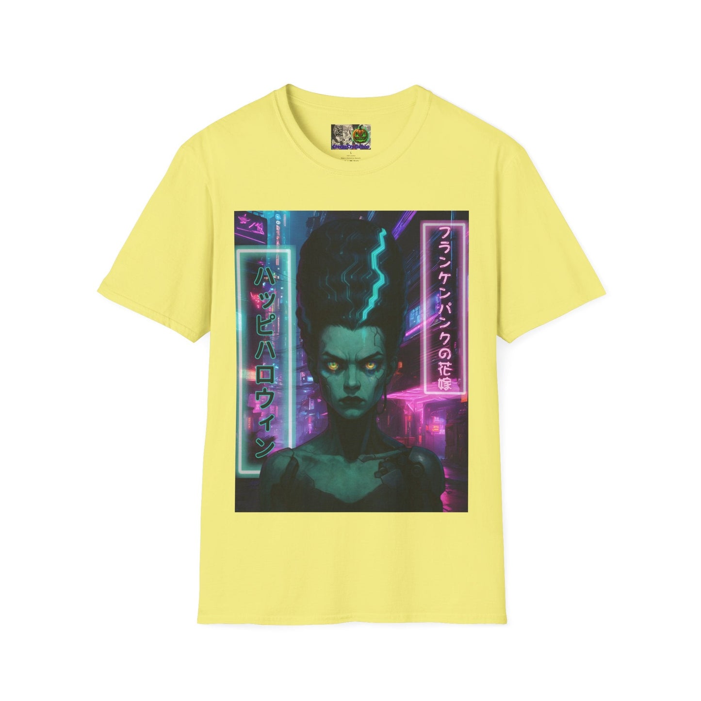 Bride of Frankenpunk LTcolors Unisex T-Shirt by CreepyCrafts.boo – cypherpunkgear.com | Cypherpunk Merch