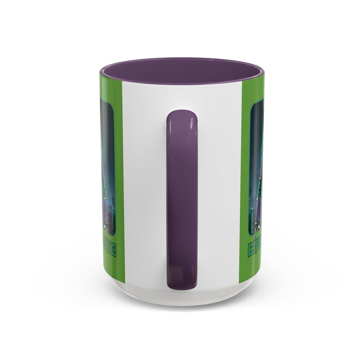 Cipher McByte Accent Mug by cypherpunkgear – cypherpunkgear.com | Cypherpunk Merch