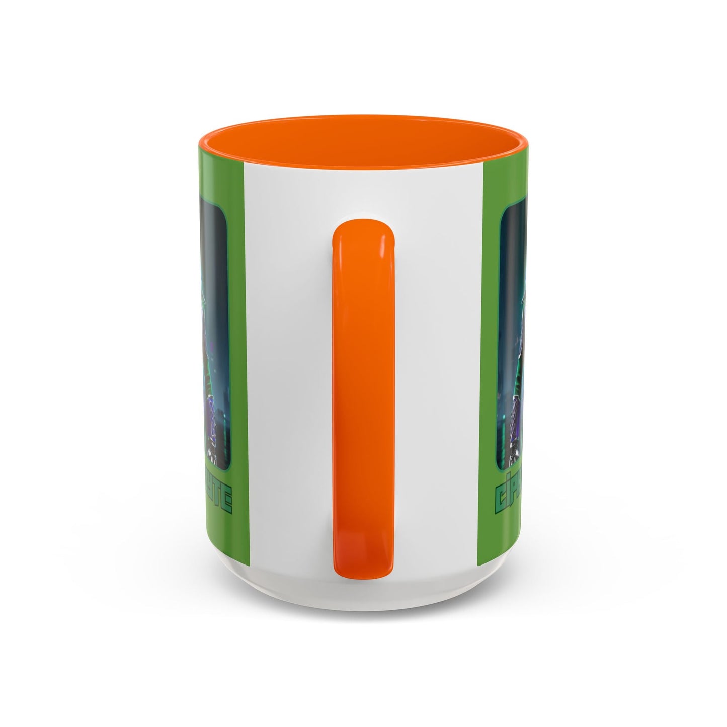 Cipher McByte Accent Mug by cypherpunkgear – cypherpunkgear.com | Cypherpunk Merch