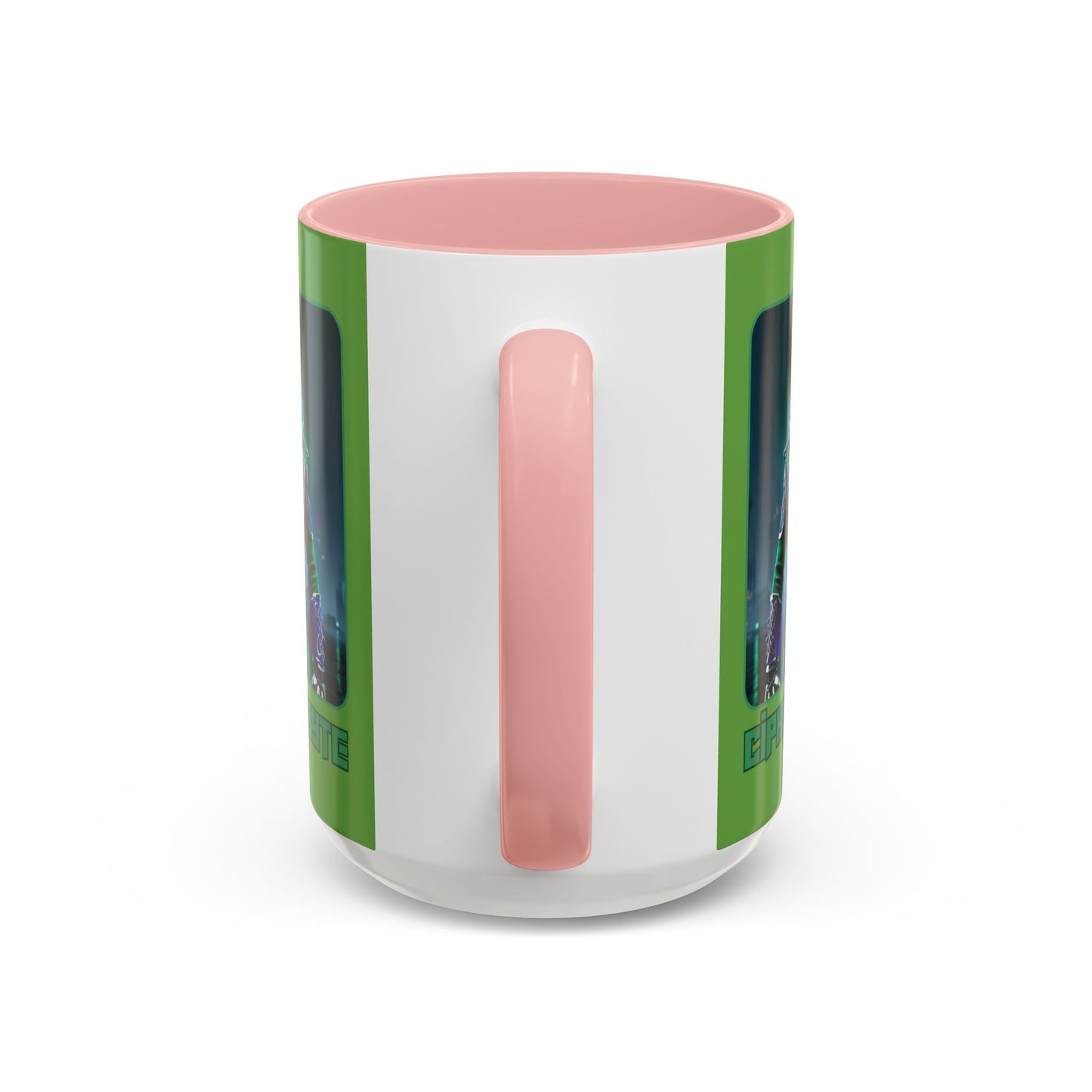 Cipher McByte Accent Mug by cypherpunkgear – cypherpunkgear.com | Cypherpunk Merch