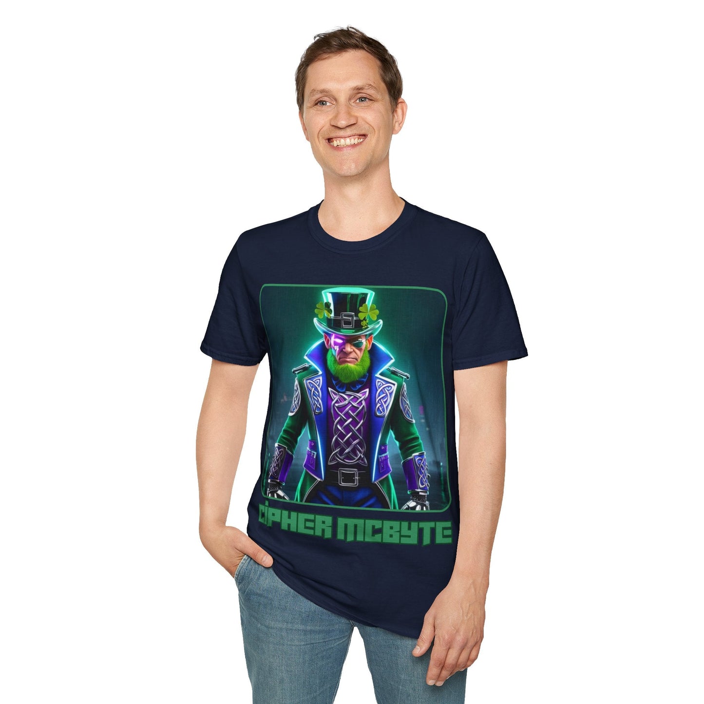 Cipher McByte DKcolors Unisex T-Shirt by cypherpunkgear – cypherpunkgear.com | Cypherpunk Merch