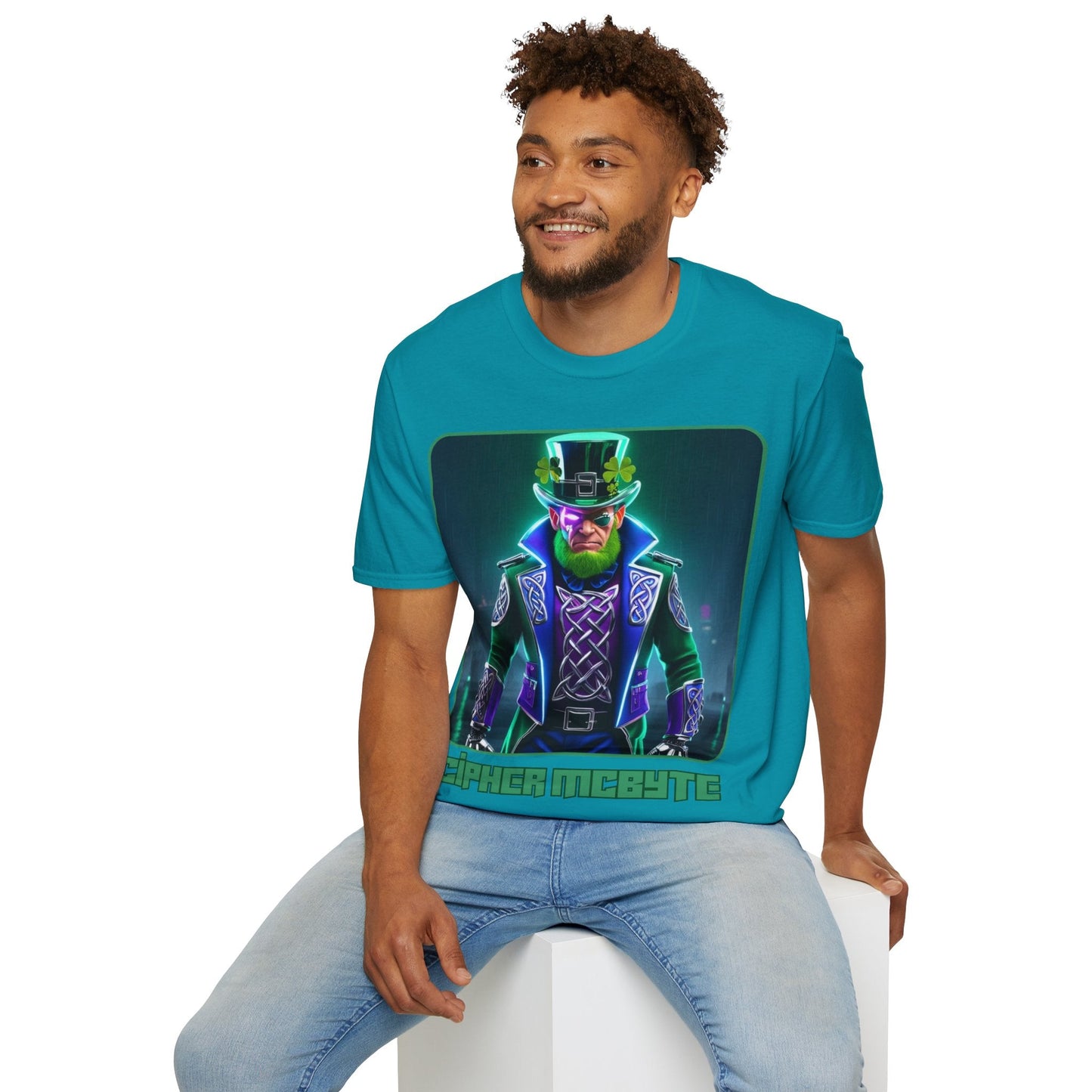 Cipher McByte DKcolors Unisex T-Shirt by cypherpunkgear – cypherpunkgear.com | Cypherpunk Merch