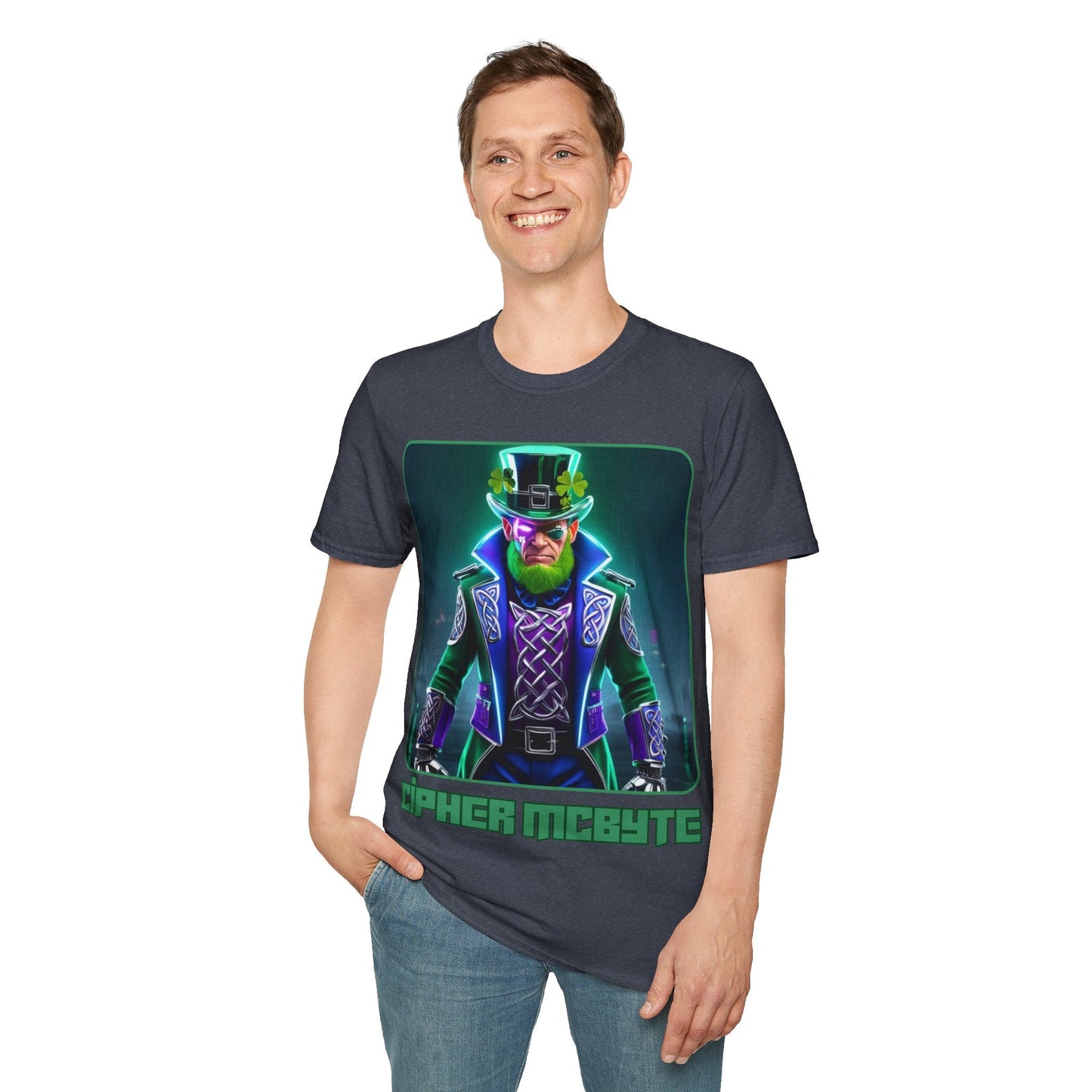 Cipher McByte DKcolors Unisex T-Shirt by cypherpunkgear – cypherpunkgear.com | Cypherpunk Merch