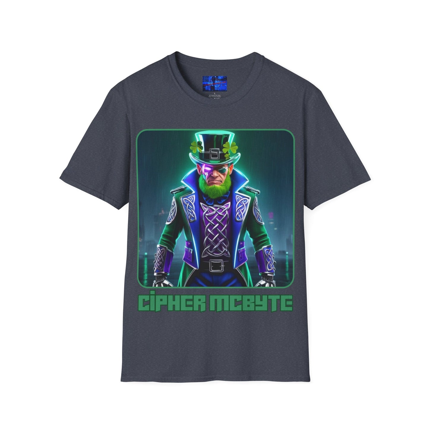 Cipher McByte DKcolors Unisex T-Shirt by cypherpunkgear – cypherpunkgear.com | Cypherpunk Merch