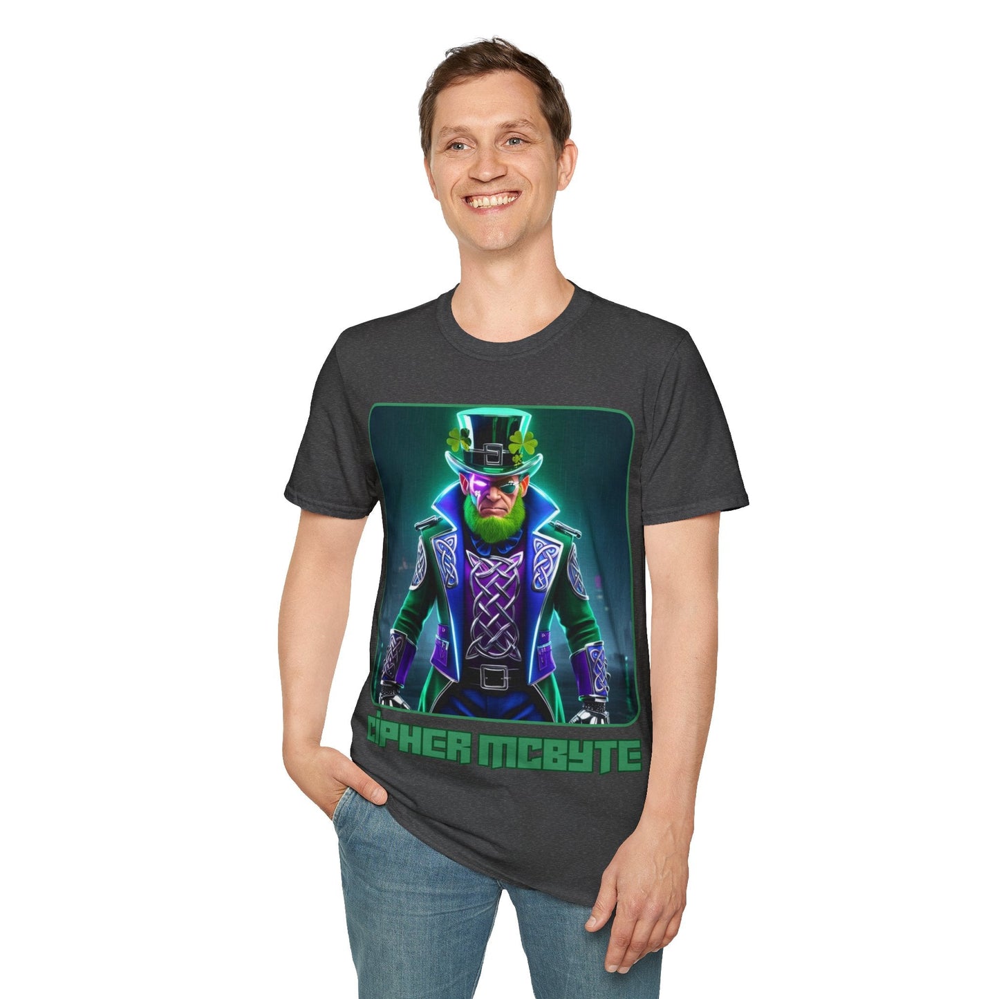Cipher McByte DKcolors Unisex T-Shirt by cypherpunkgear – cypherpunkgear.com | Cypherpunk Merch