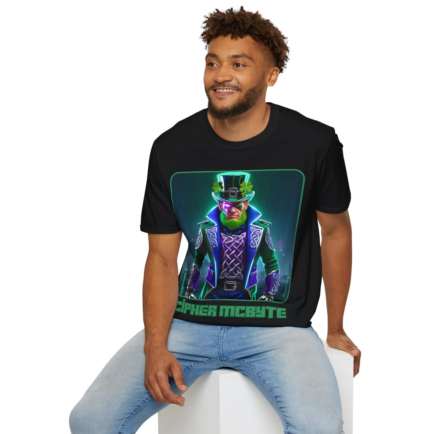 Cipher McByte DKcolors Unisex T-Shirt by cypherpunkgear – cypherpunkgear.com | Cypherpunk Merch