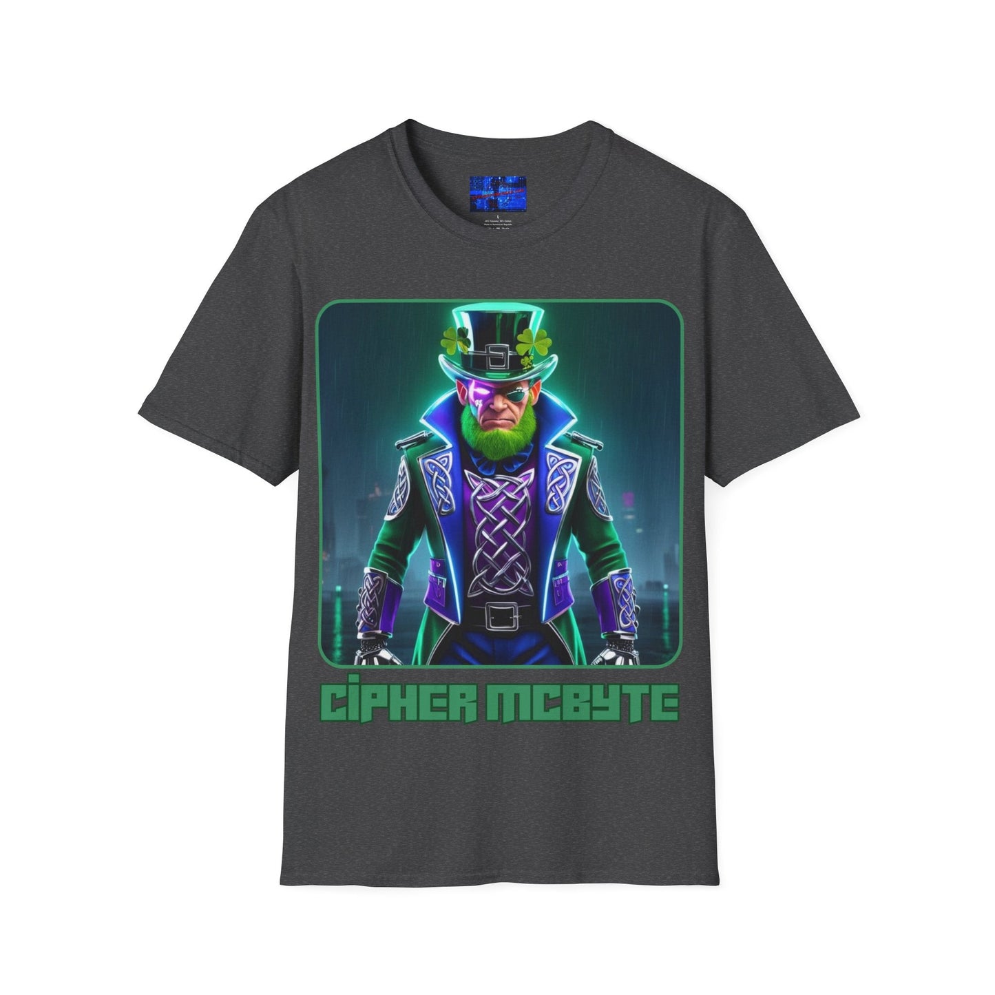 Cipher McByte DKcolors Unisex T-Shirt by cypherpunkgear – cypherpunkgear.com | Cypherpunk Merch