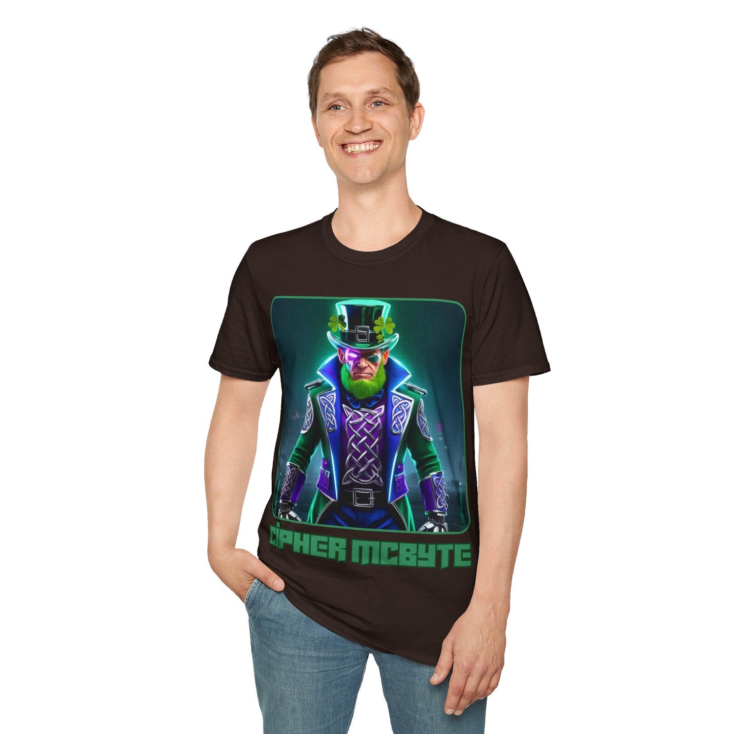 Cipher McByte DKcolors Unisex T-Shirt by cypherpunkgear – cypherpunkgear.com | Cypherpunk Merch