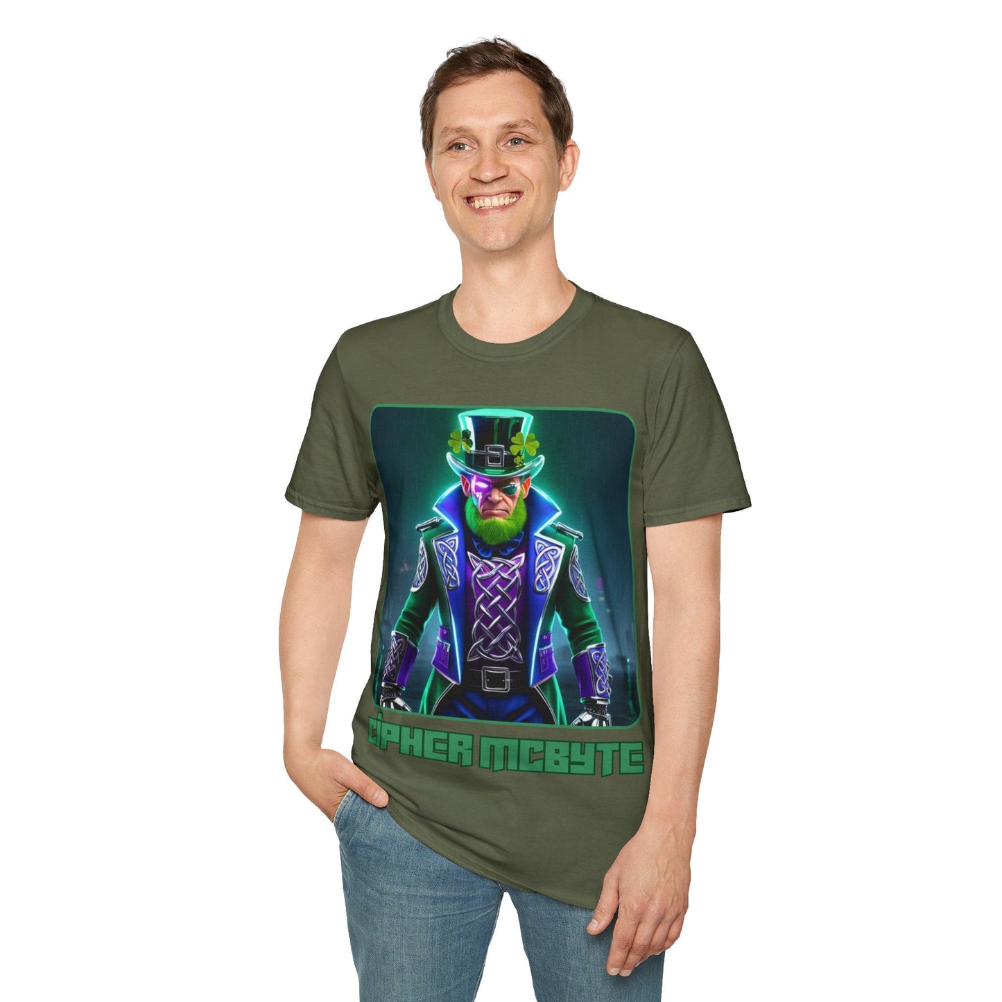 Cipher McByte DKcolors Unisex T-Shirt by cypherpunkgear – cypherpunkgear.com | Cypherpunk Merch
