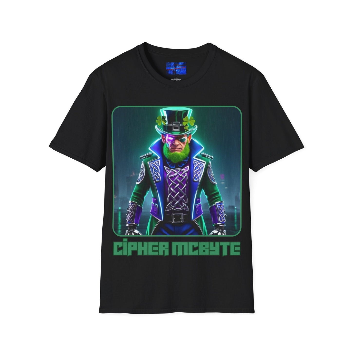 Cipher McByte DKcolors Unisex T-Shirt by cypherpunkgear – cypherpunkgear.com | Cypherpunk Merch