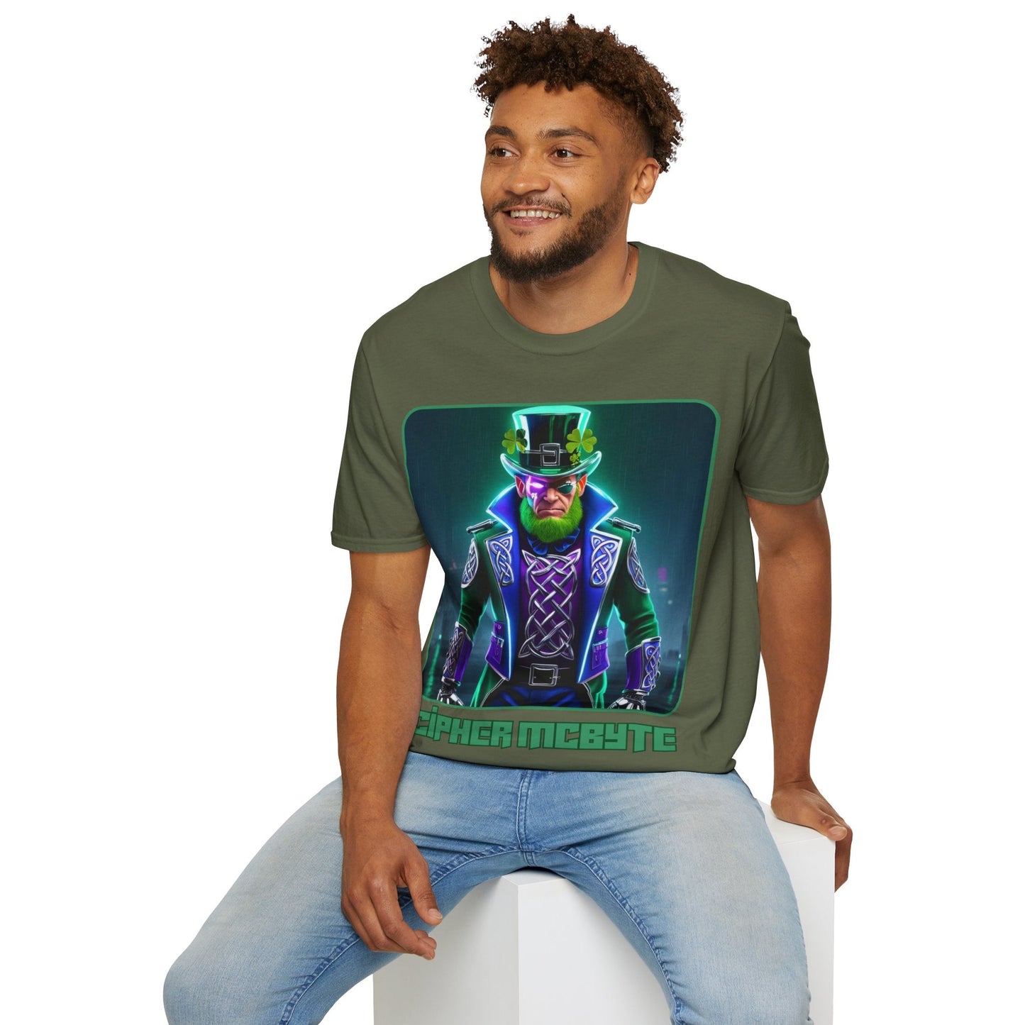 Cipher McByte DKcolors Unisex T-Shirt by cypherpunkgear – cypherpunkgear.com | Cypherpunk Merch