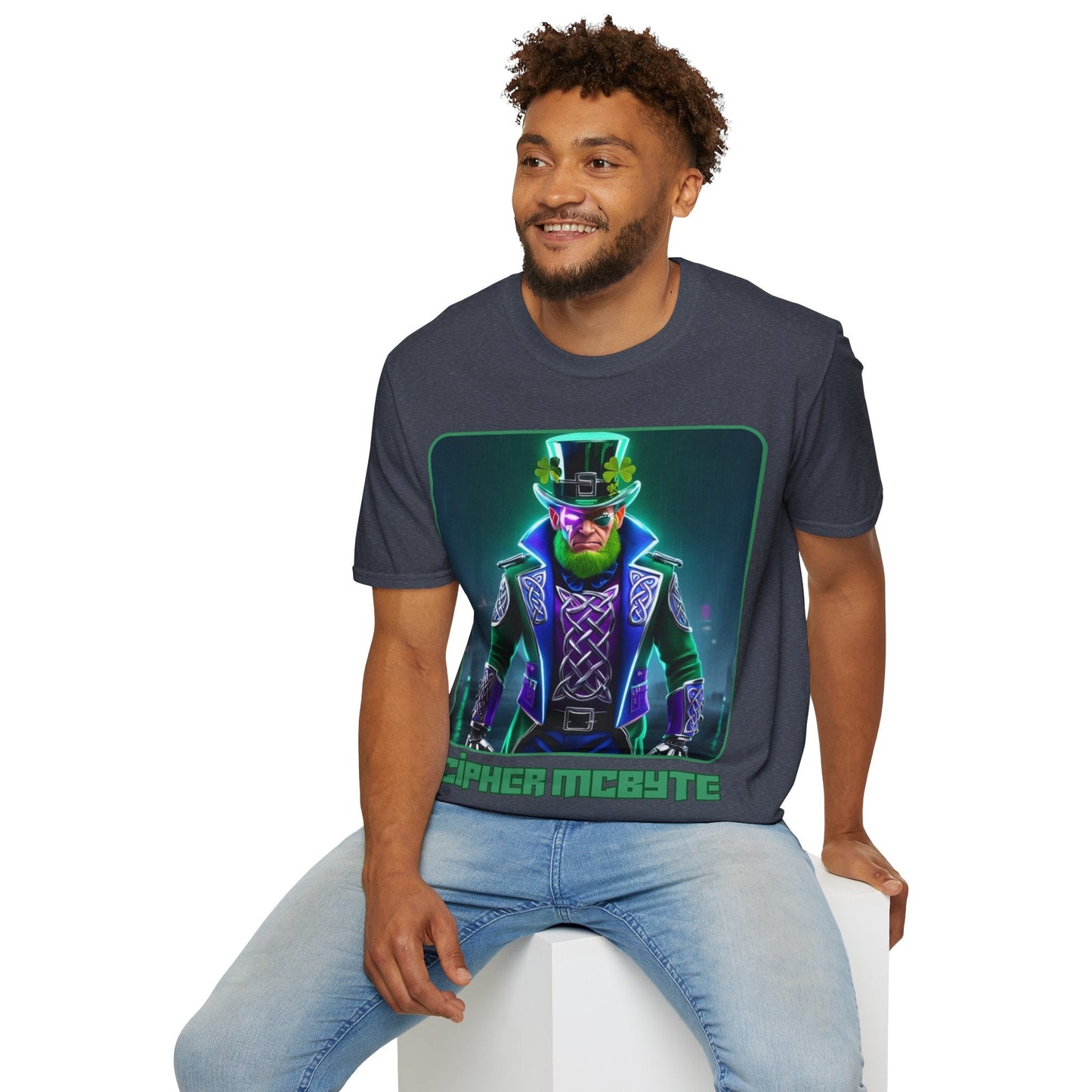 Cipher McByte DKcolors Unisex T-Shirt by cypherpunkgear – cypherpunkgear.com | Cypherpunk Merch