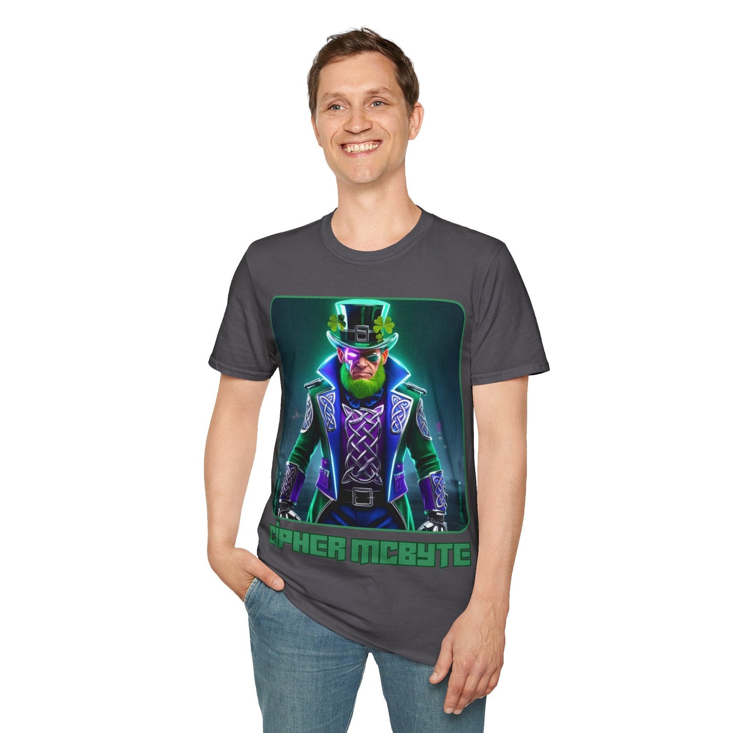 Cipher McByte DKcolors Unisex T-Shirt by cypherpunkgear – cypherpunkgear.com | Cypherpunk Merch