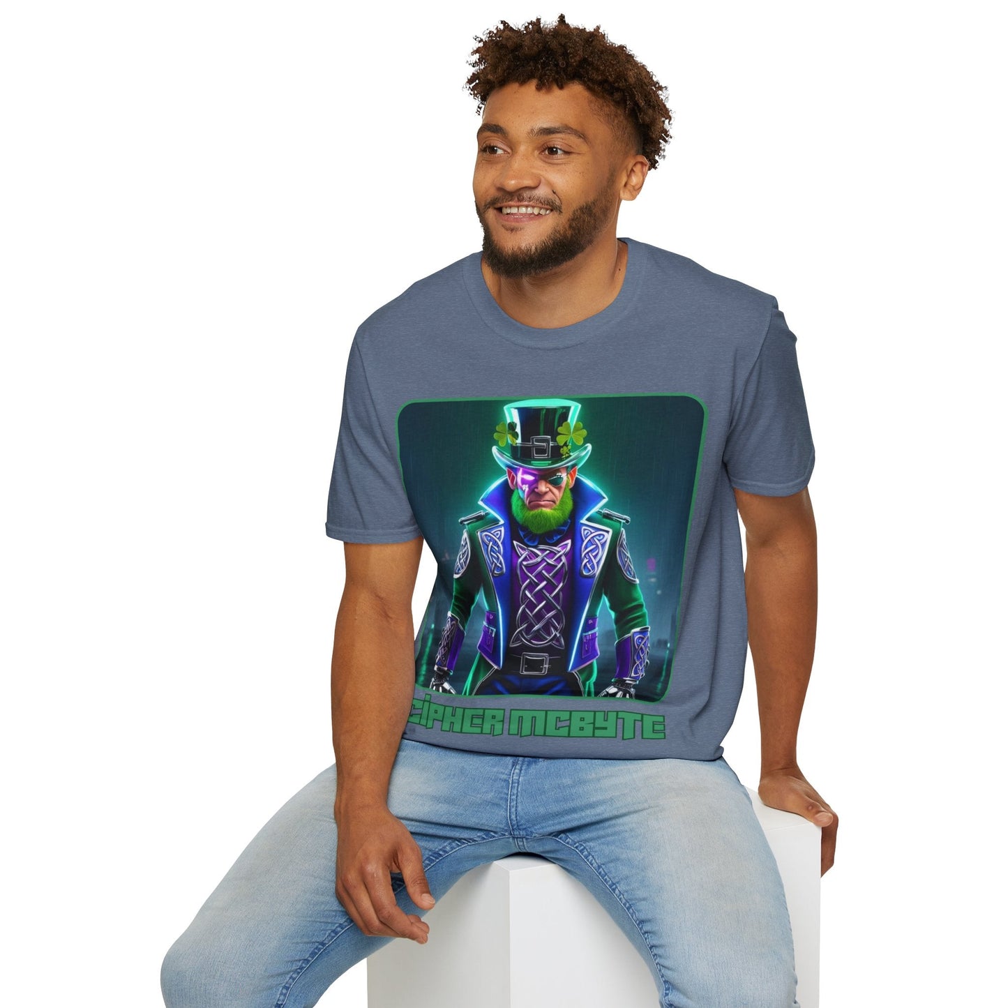 Cipher McByte DKcolors Unisex T-Shirt by cypherpunkgear – cypherpunkgear.com | Cypherpunk Merch