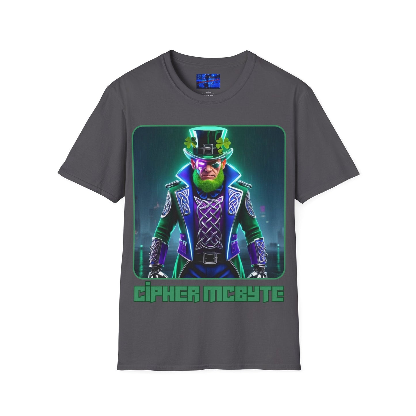 Cipher McByte DKcolors Unisex T-Shirt by cypherpunkgear – cypherpunkgear.com | Cypherpunk Merch