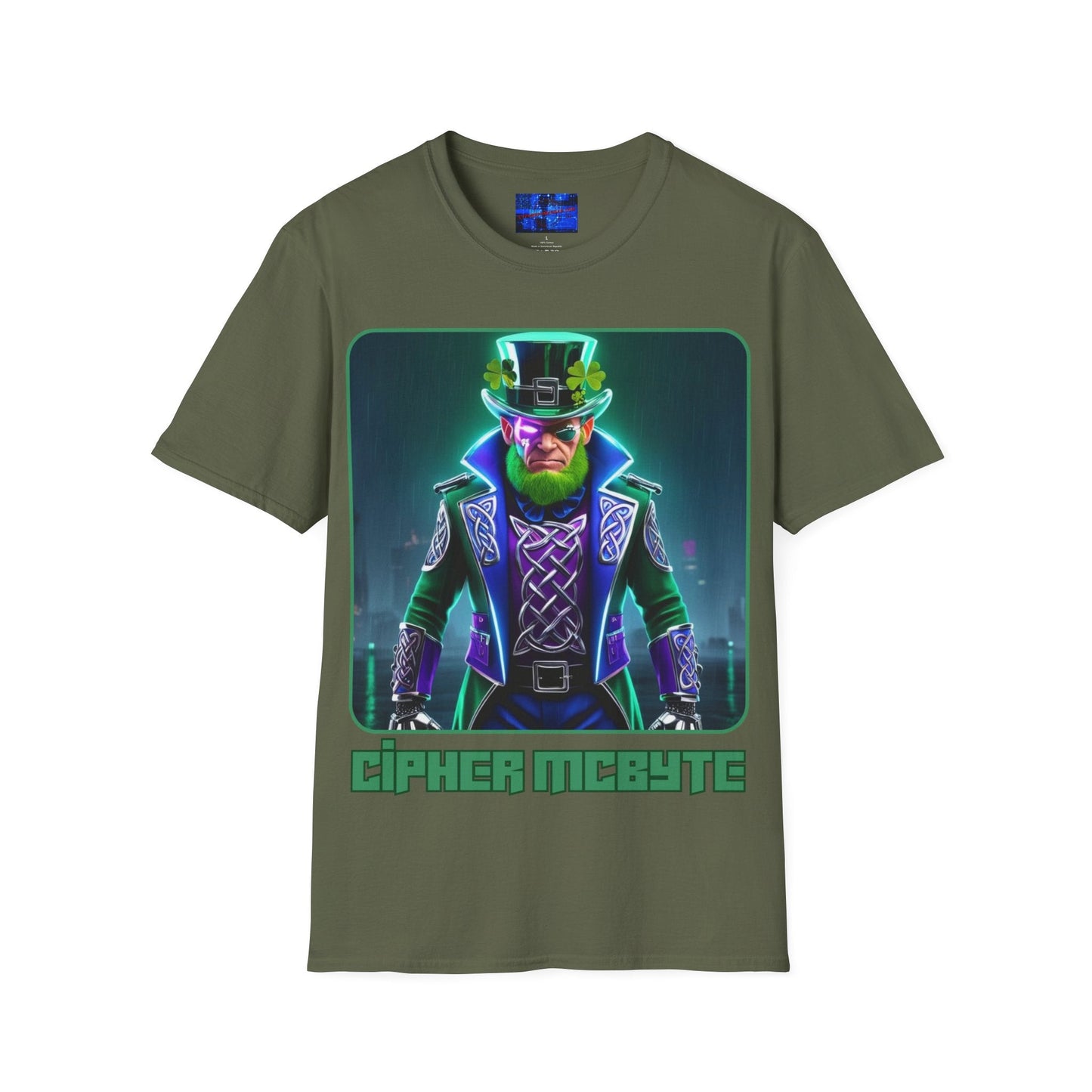 Cipher McByte DKcolors Unisex T-Shirt by cypherpunkgear – cypherpunkgear.com | Cypherpunk Merch