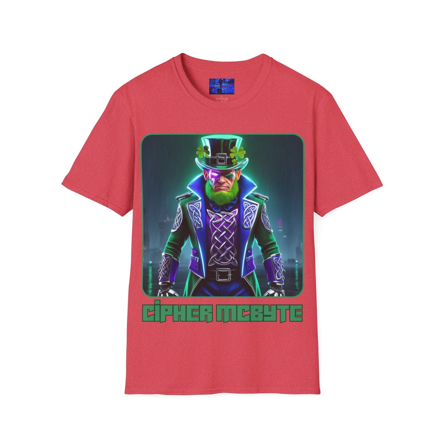 Cipher McByte LTcolors Unisex T-Shirt by cypherpunkgear – cypherpunkgear.com | Cypherpunk Merch