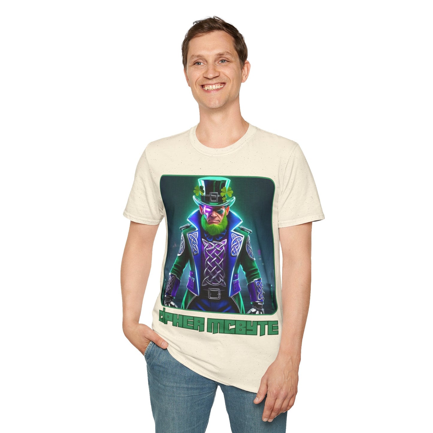 Cipher McByte LTcolors Unisex T-Shirt by cypherpunkgear – cypherpunkgear.com | Cypherpunk Merch