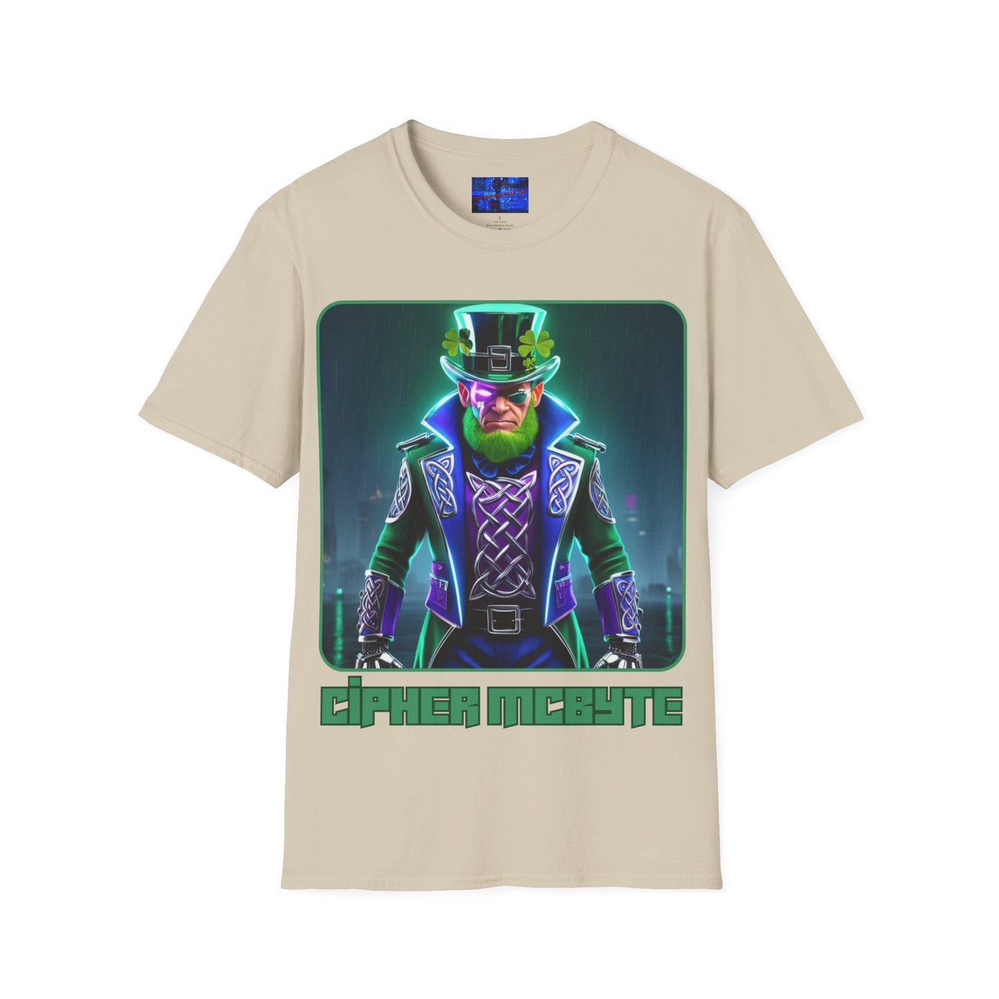 Cipher McByte LTcolors Unisex T-Shirt by cypherpunkgear – cypherpunkgear.com | Cypherpunk Merch