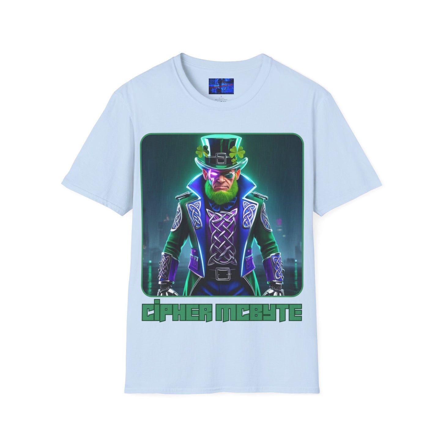 Cipher McByte LTcolors Unisex T-Shirt by cypherpunkgear – cypherpunkgear.com | Cypherpunk Merch
