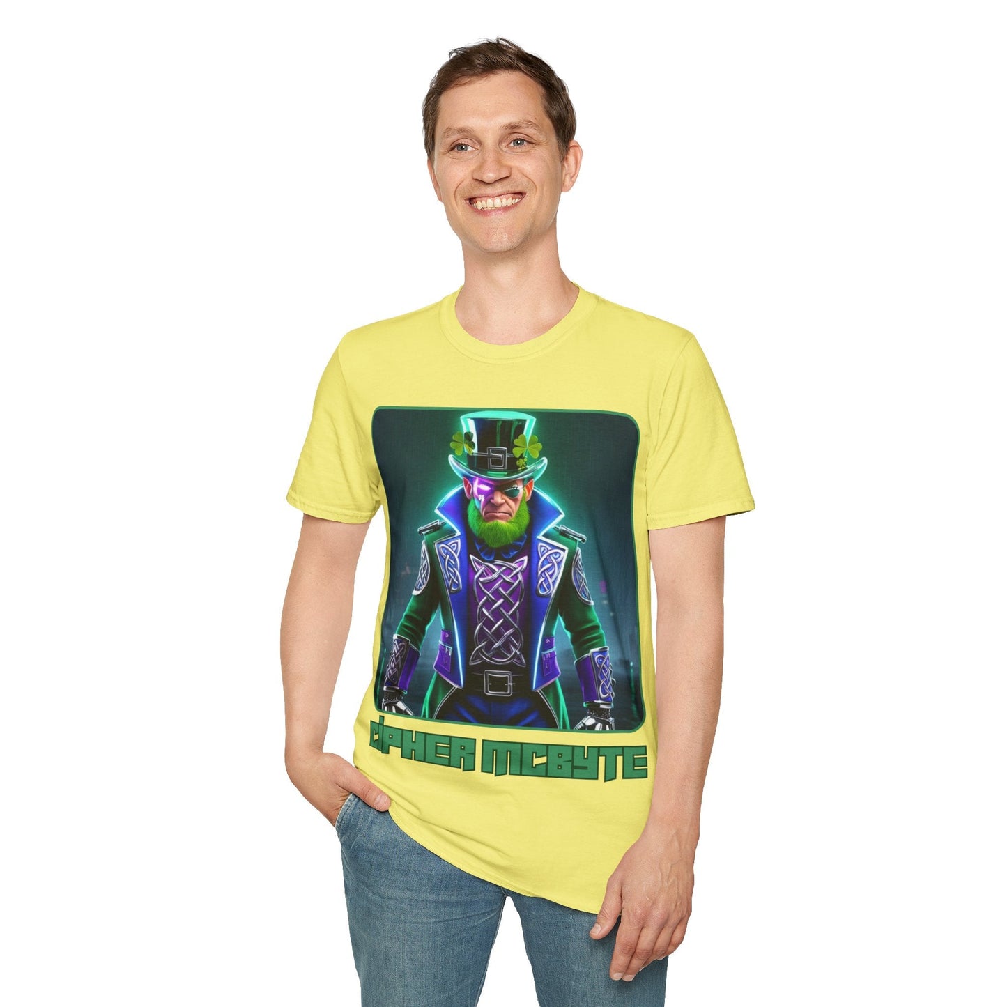 Cipher McByte LTcolors Unisex T-Shirt by cypherpunkgear – cypherpunkgear.com | Cypherpunk Merch