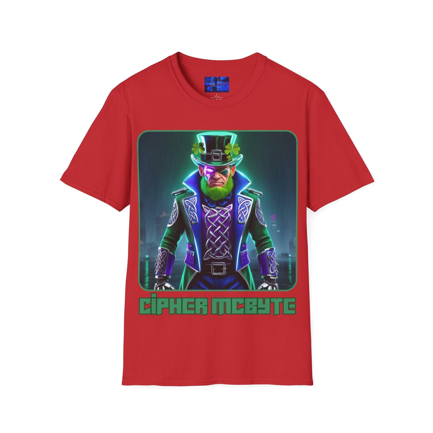 Cipher McByte LTcolors Unisex T-Shirt by cypherpunkgear – cypherpunkgear.com | Cypherpunk Merch