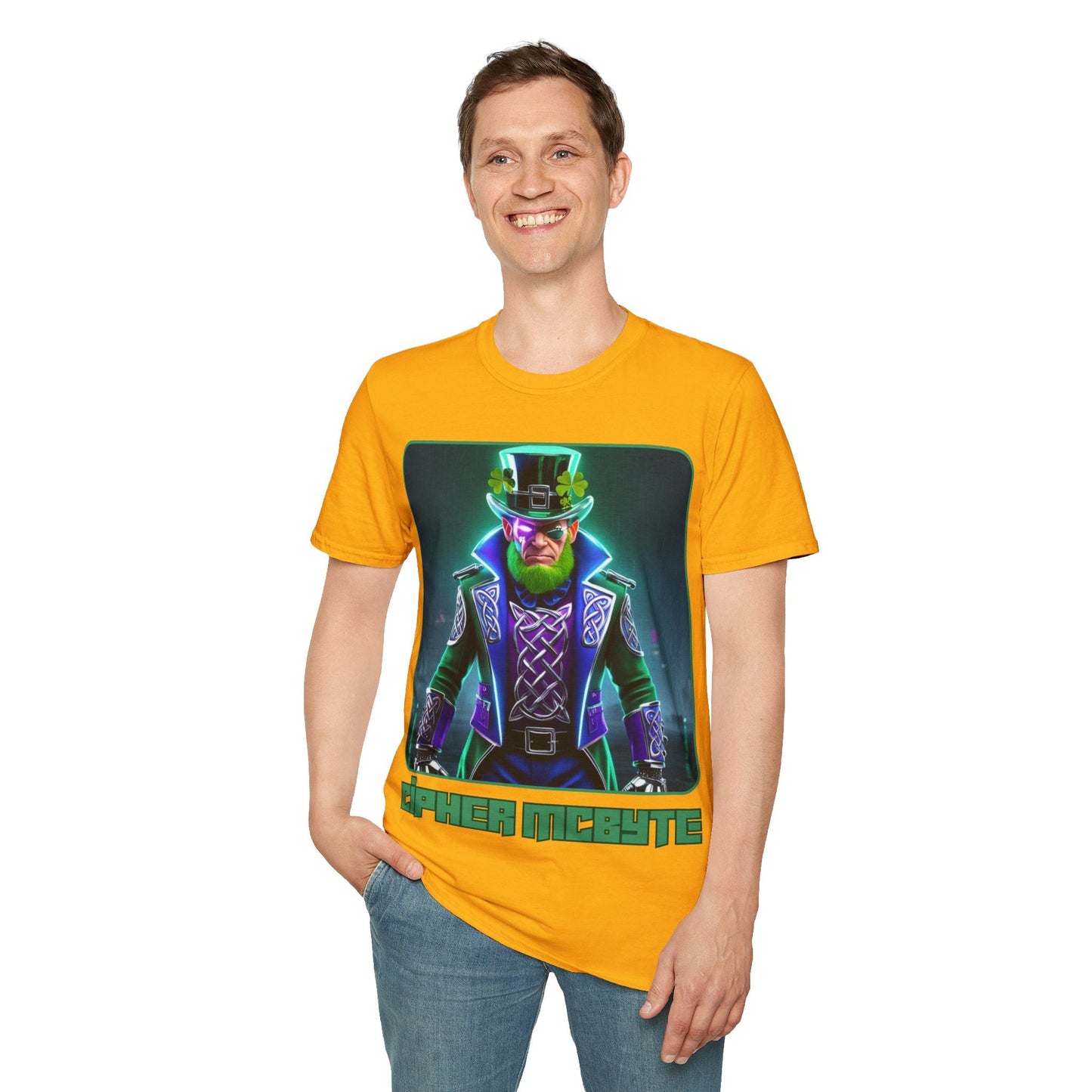 Cipher McByte LTcolors Unisex T-Shirt by cypherpunkgear – cypherpunkgear.com | Cypherpunk Merch